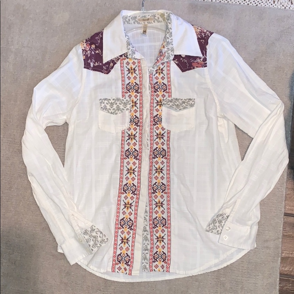 Western style BKE button up